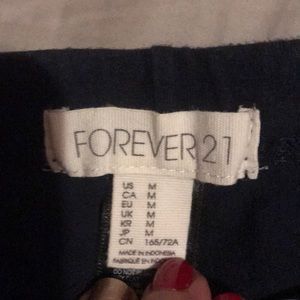 Forever 21 navy size medium leggings